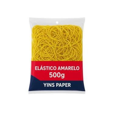 Imagem de Kit Elástico Amarelo 500g Dinheiro Pamonha Grande Quantidade - Yins
