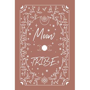 Imagem de Moon tribe: Wicca Blank Dotted Grid Journal, Pastel Raspberry Pink Notebook for Teen Witches: - Book of Shadows Blank Journal, 6x9” 200 Pages Dot Grid ... Designing Altars (Magical Dot Grid)