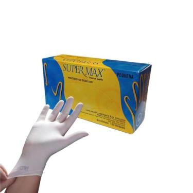 Imagem de Luva de Látex Premium Quality Com Pó -  Supermax, P