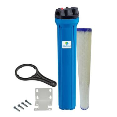 Imagem de Filtro 20" Completo para Poço Artesiano 3/4 com Refil - Vazão até 2500