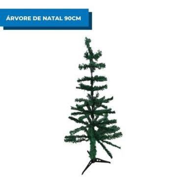 Imagem de Árvore De Natal Verde 70 Galhos 90cm Pequena - Sunway