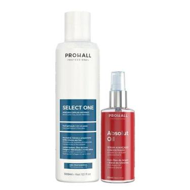 Imagem de Progressiva Select One 300ml + Reparador Absolut Oil 60ml - Prohall