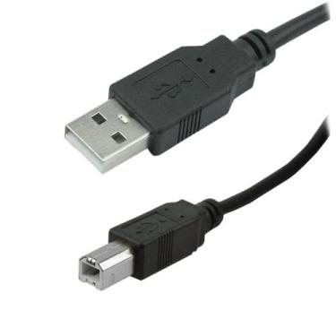 Imagem de Cabo Usb 2.0 Am X Bm 2Mts. - Planeta Brinquedos