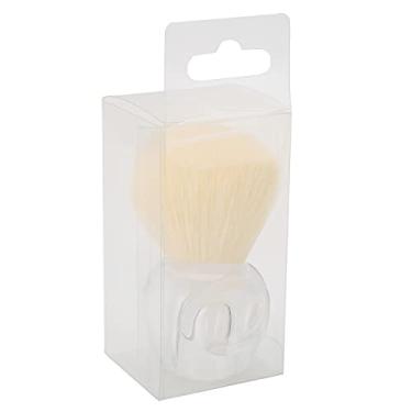 Imagem de Pincel profissional para pó de unhas, pincel macio para limpeza de pó, maquiagem, pó solto, blusher, para salão de beleza, salão de beleza, lã como fibra, design de pé translúcido