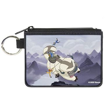 Imagem de Buckle-Down Bolsa feminina de lona para moedas Avatar: The Last Airbender, 10,8 cm x 8,3 cm