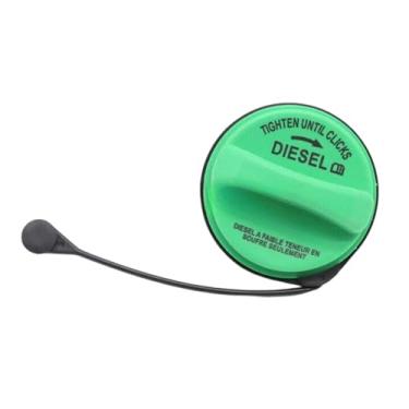 Imagem de AUTO OCCASION Tampa de gás do tanque de combustível do refrigerante diesel verde com substituição do cabo para Ford F250 F350 Super Duty FC1068