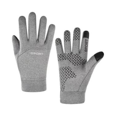 Imagem de Luvas De Inverno Masculinas Impermeáveis Térmicas Com Tela Sensível Ao