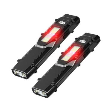 Imagem de Lanterna Tática Recarregável De Alto Lúmen Com Duplo Interruptor, Luz 