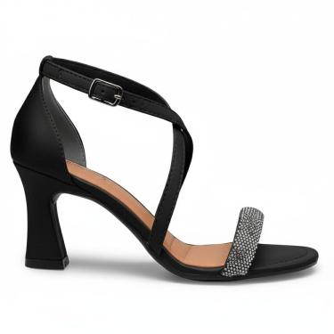 Imagem de Sandália Feminina Salto Alto Mississipi Napa Fivela MB862