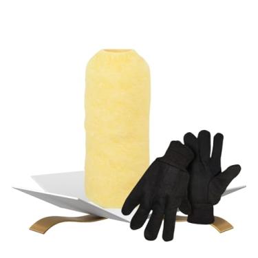 Imagem de Rolo de pintura Wooster – Capa regular 1 pacote (23 cm L x 3,5 cm) Pacote com bandeja de tinta descartável para fácil aplicação e limpeza - Conjunto de presente (2 itens)