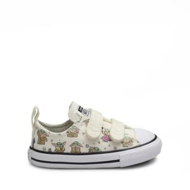 Imagem de Tênis Converse All Star X Star Wars Chuck Taylor Infantil 2V Amêndoa Preto Branco CK14020001-19
