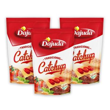 Imagem de 03Un Ketchup DAjuda Refil Embalagem Econômica Para Receitas Lanches Ha