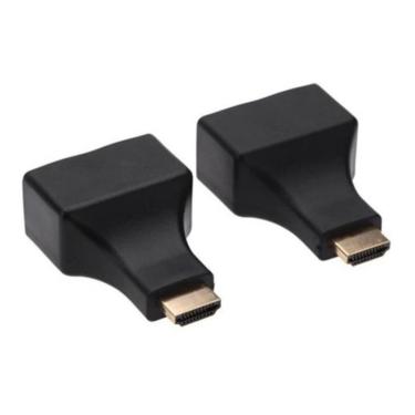 Imagem de Extensor Hdmi 3d 30 Metros Via Cabo De Rede Utp Rj45 Cat5e/6