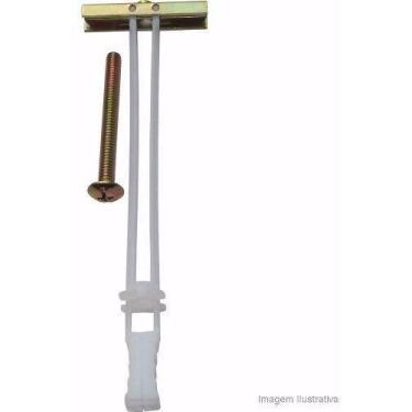 Imagem de Bucha Para Gesso Drywall Sforbolt C/ Parafuso 1/4" C/ 10peças - Sforpl