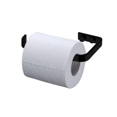 Imagem de Suporte Para Papel Higienico Preto Fosco - Future