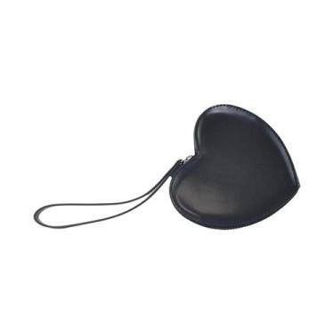 Imagem de Carteira Kawaii De Couro PU Em Formato De Coração Para Mulheres E Meni