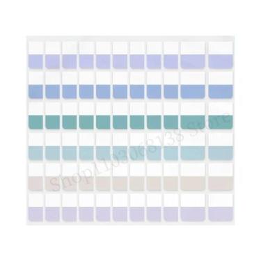 Imagem de Etiquetas Adesivas De Cores Claras 240pcs 3 Tamanhos 6 Cores Escrevíve
