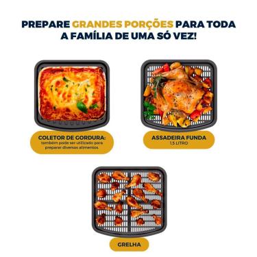 Imagem de Fritadeira Air Fryer 11L BAF11A Britânia Preta 127V