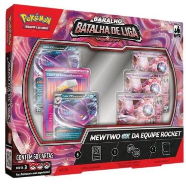 Imagem de Box Pokemon Batalha de Liga Mewtwo EX da Equipe Rocket Copag