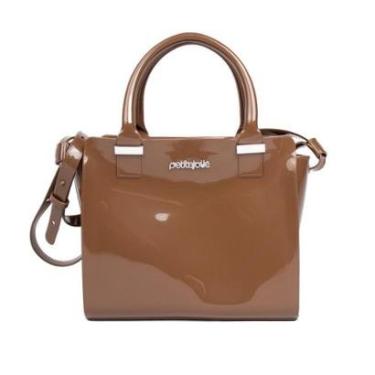 Imagem de Bolsa Feminina Petite Jolie Média J-Lastic Marrom-Feminino