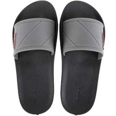 Imagem de Chinelo Juvenil Rider Slide Street - Preto e Laranja - 35/36-Masculino
