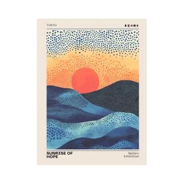 Imagem de Pôster Em Tela Estilo Ukiyo-e Japonês Com Elementos De Flores De Cerej