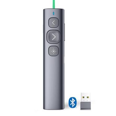Imagem de Clicker de apresentação Norwii N95, controle remoto com laser para PowerPoint, longo alcance, sem fio, recarregável (USB-C)