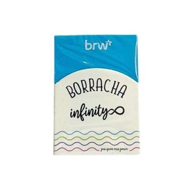 Imagem de Borracha Grande Colorida Infinity Brw Azul