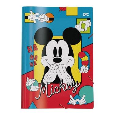 Imagem de Pasta Aba Elástica Ofício DAC Mickey 5 em Polipropileno 33,2 X 23,2 cm para Documentos Disney