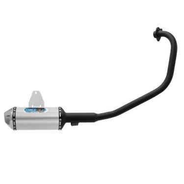 Imagem de Escapamento de Moto Pro Tork Mini 3 Curva Preta Fazer 150 / Factor 125