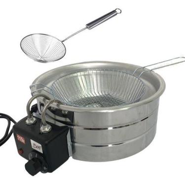 Imagem de Fritadeira Elétrica 3 Litros Tacho Profissional C/termostato - Alfa Su