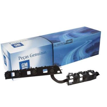 Imagem de Trilho Guia Do Parachoque Traseiro Lado Direito Pecas Genuinas Gm Pris