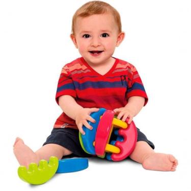 Imagem de Bola Didática De Encaixar Em Gomos - Brinquedo Para Bebês - MERCOTOYS