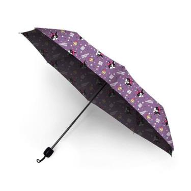 Imagem de Guarda Chuva Sombrinha Rebecca Bonbon Feminina Leve E Amplo, Lilás, 1 