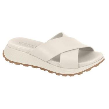 Imagem de Tamanco moleca ref 5537.100.9569 feminino, 36, Branco off