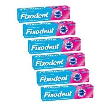 Imagem de Kit Creme Fixodent Original 68g (6 Unidades) 100% Original