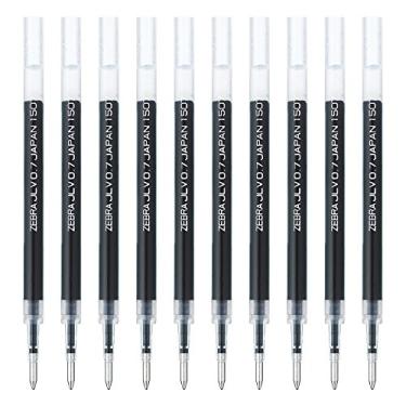 Imagem de Caneta esferográfica de gel de substituição Zebra JLV - 0,7 core B - RJLV 7 - BK Black 10