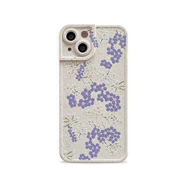 Imagem de Capa de telefone de silicone floral colorida para iphone 13 12 11 pro xs max xr x 7 8 plus capa de telefone inquebrável, a, para i7plus i8plus