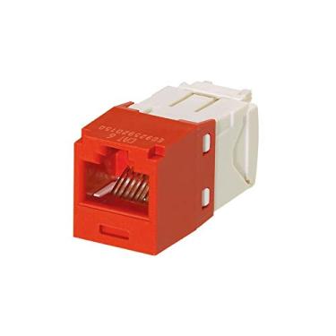 Imagem de Panduit Mini com TX6 Plus Giga-Channel Cat6, vermelho, caixa com 50 CJ688TGRD