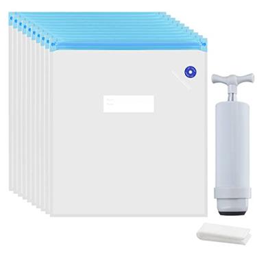 Imagem de LUGU Saco de zenamento de compressão de filamento de impresso 3D Vácuo Sacos secos pa vedação de PLA ABS Nylon Madei TPU Proteção resistente à u ade 5PCS Bolsa seca reutilizável com clipe de