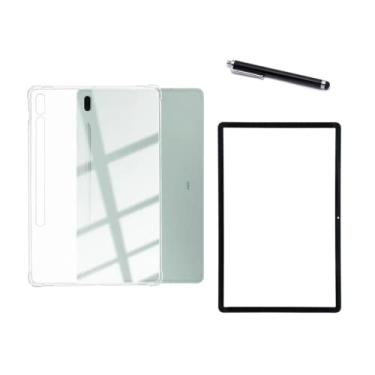 Imagem de Capa Case Anti Impacto Premium para Tablet Samsung Galaxy Tab S7 Fe T735 T736 + Película 9D Cerâmica + Caneta Touch - (Hard Glass Store)