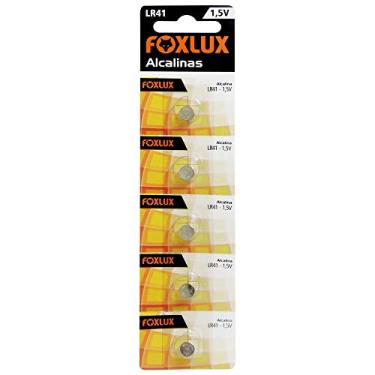 Imagem de Foxlux Bateria Alcalina 1,5V LR41 - Blister com 5 Unidades