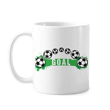 Imagem de Caneca de cerâmica para café e porcelana da ponte de futebol futebol americano