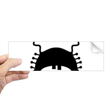 Imagem de DIYthinker Adesivo retangular com desenho alienígena do Universo e alienígena para janela de notebook