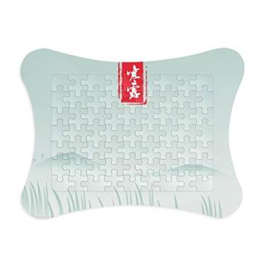 Imagem de Cold Dew Twenty Four Solar Term Quadro de quebra-cabeça Decoração de imagem Enfeite de jogo