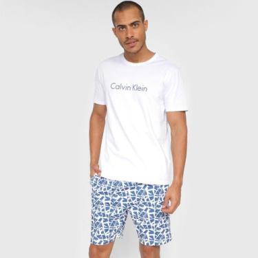 Imagem de Pijama Curto Calvin Klein Ck One Camiseta + Bermuda Masculino