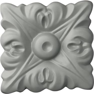 Imagem de Ekena Millwork ROS02X02OX 2 1/2" L x 2 1/4" A Roseta Oxford