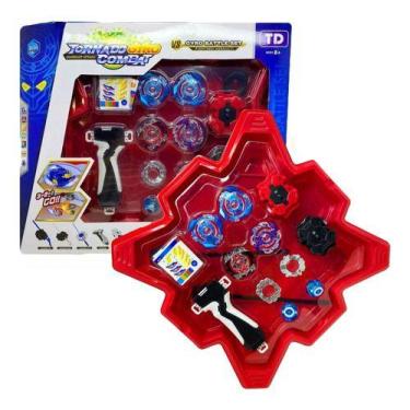 Imagem de Bley Beyblade Kit Maleta Burst Original Tornado Gyro Combat - Nascimen