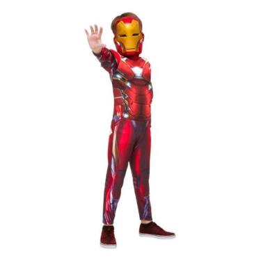 Imagem de Fantasia Homem De Ferro Iron Man Longa Infantil Guerra Civil - Regina