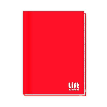 Imagem de Caderno Brochura Universitário 96fl Lift Vermelho - Credeal